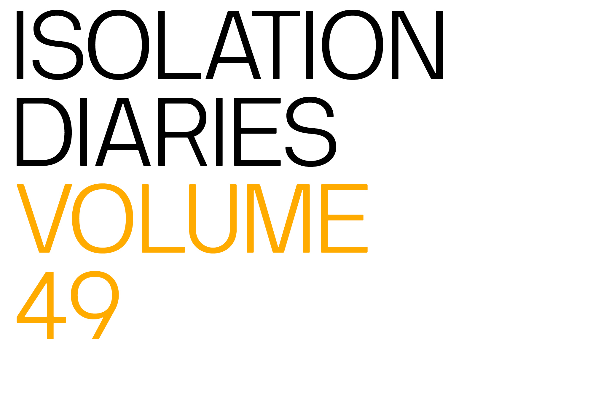 Clear Iso Diaries Volume 49 Header